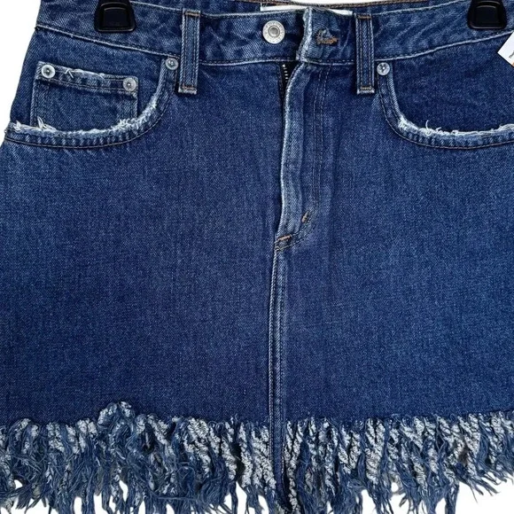Tularosa Aubrey Mini‎ Denim Skirt - Picture 2 of 11